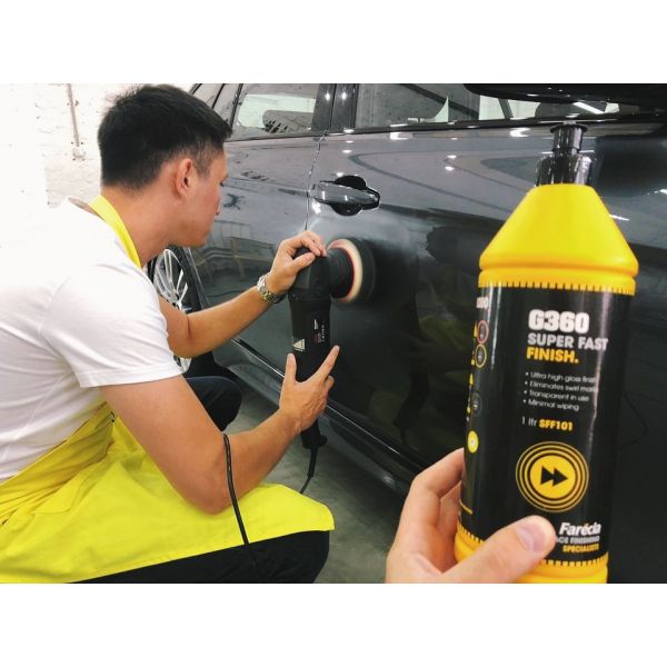 Kem đánh bóng Farecla G360 Finish bước 2 - Lơ đánh bóng ô tô, Xóa xoáy, hoàn thiện bóng nhanh | G3SFF101 chính hãng Anh Quốc