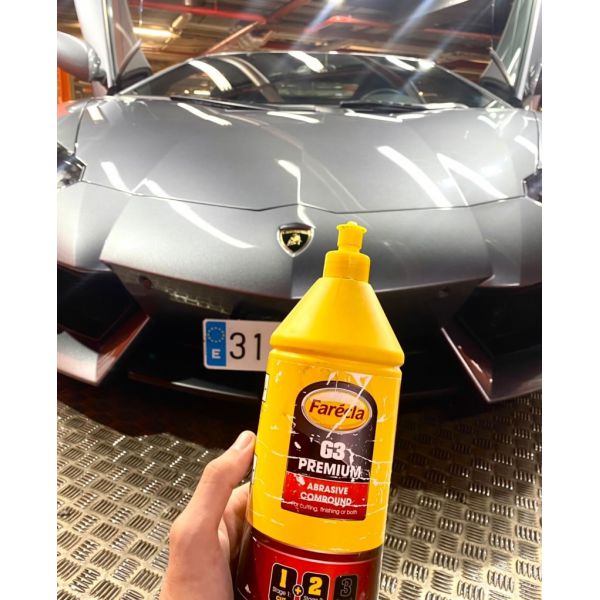 Kem đánh bóng Farecla G3 Premium bước 1+2 – Lơ đánh bóng ô tô, Cắt xước & hoàn thiện nhanh | G3P101 chính hãng Anh Quốc
