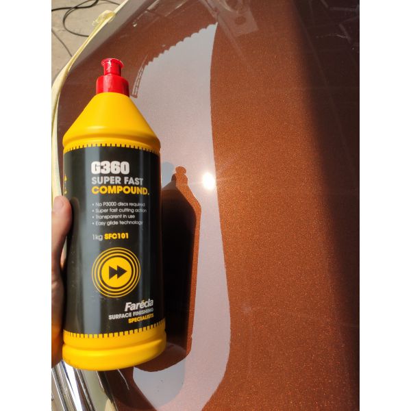 Kem đánh bóng Farecla G360 bước 1 - Lơ đánh bóng ô tô, Cắt xước không cần nhám P3000 | G3SFC101 chính hãng Anh Quốc