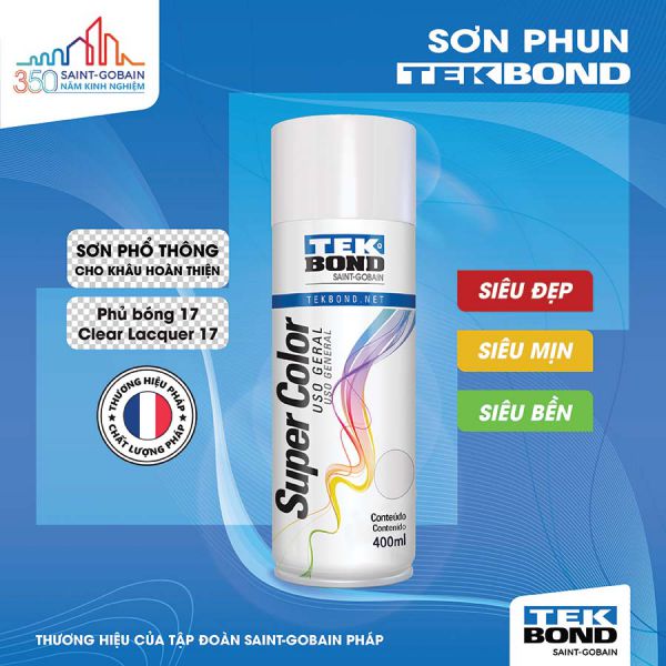 Phủ bóng 17 (Clear Lacquer 17) - 400ml