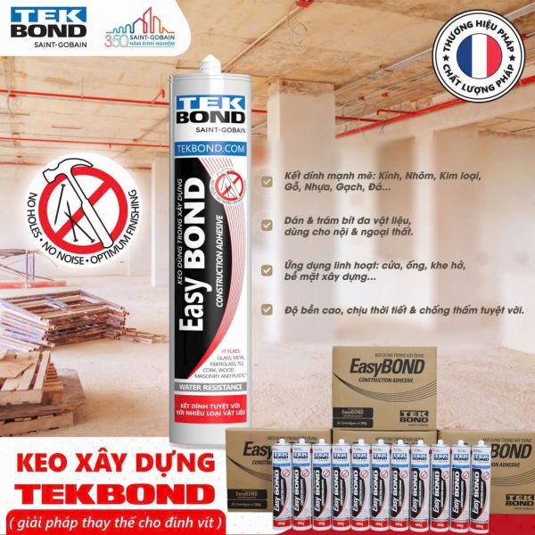 Keo xây dựng TekBond (Giải pháp thay thế cho đinh vít)