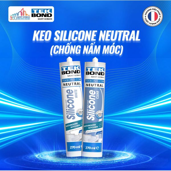 Keo Silicone TekBond chống nấm mốc