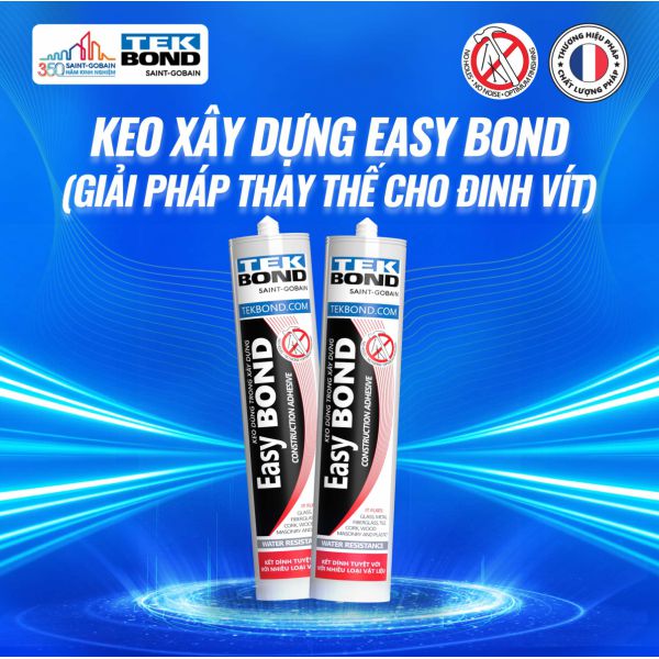 Keo xây dựng TekBond (Giải pháp thay thế cho đinh vít)