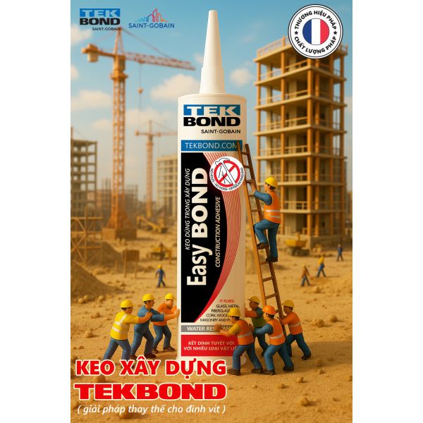Keo xây dựng TekBond (Giải pháp thay thế cho đinh vít)