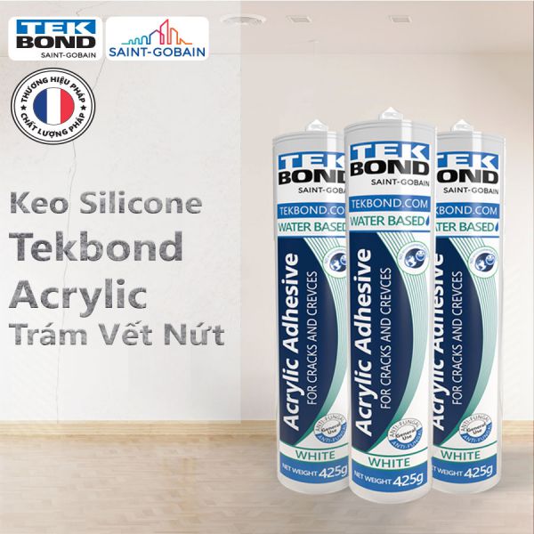 Keo Silicone TekBond Acrylic (Trám vết nứt)