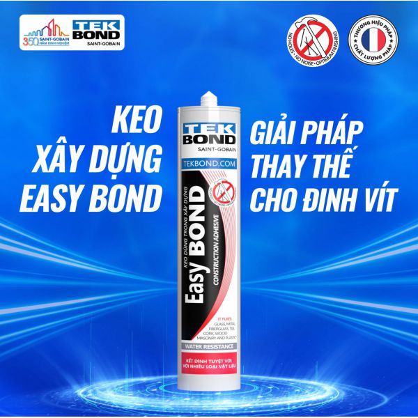 Keo xây dựng TekBond (Giải pháp thay thế cho đinh vít)