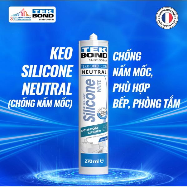 Keo Silicone TekBond chống nấm mốc