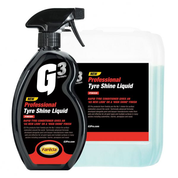 Chai xịt bảo dưỡng và tạo độ bóng lốp xe G3 Pro Tyre Shine Liquid
