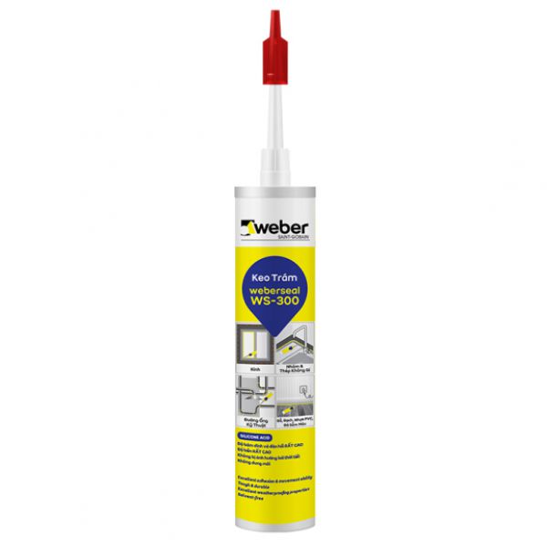 weberseal WS-300 is one component ACETOXY curing silicone sealant