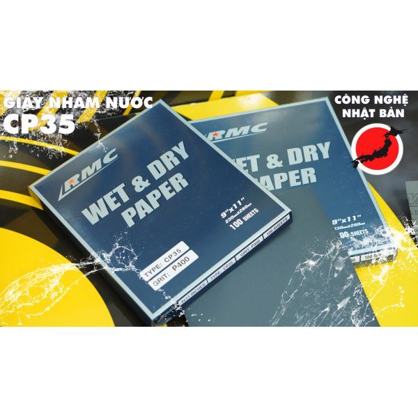 RMC CP35 Wet&Dry; abrasive paper