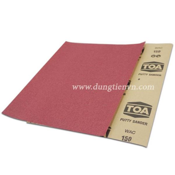 TOA WAC Putty Sander Abrasive Paper Sheet (Made in Thailand)